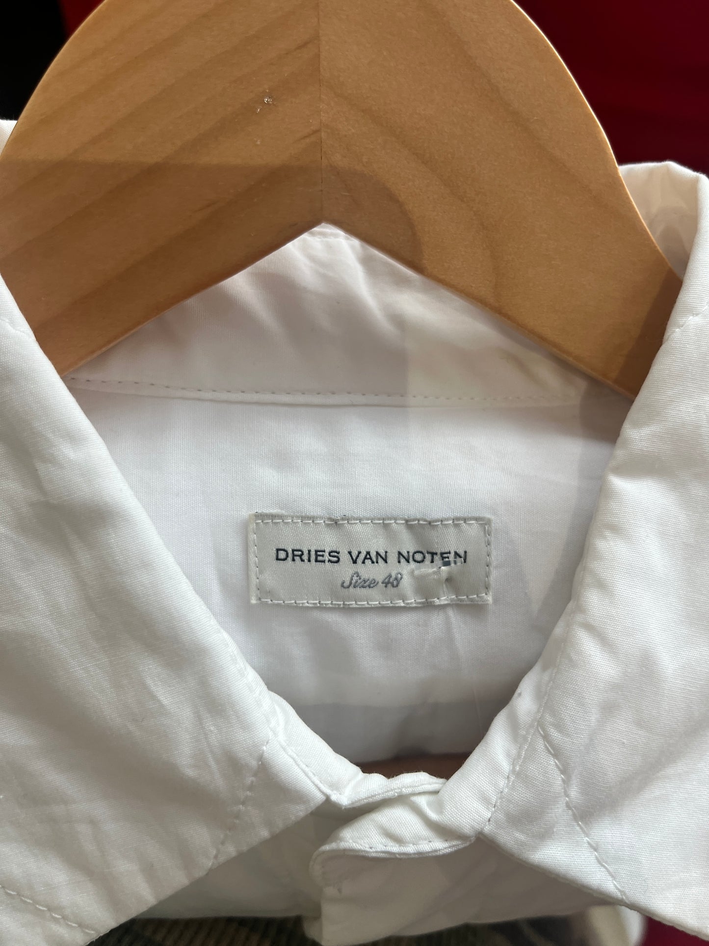 (L/XL) BNWT Van Dries Noten Quilted White Shirt
