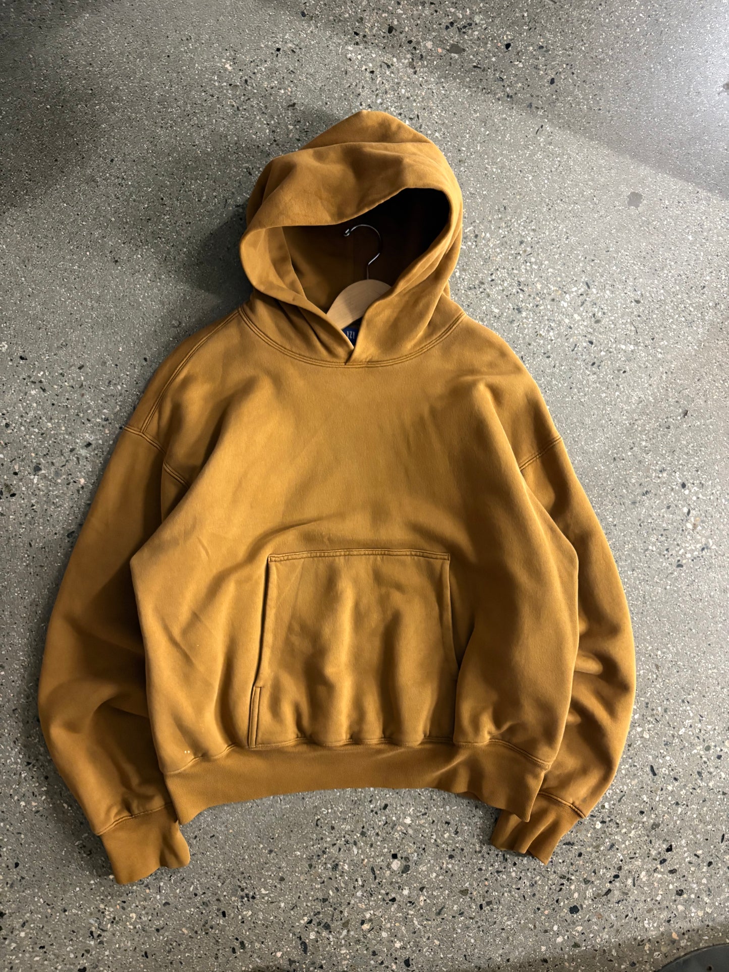 (L) YZY x Gap Mustard Perfect Hoodie 450 GSM Heavy weight