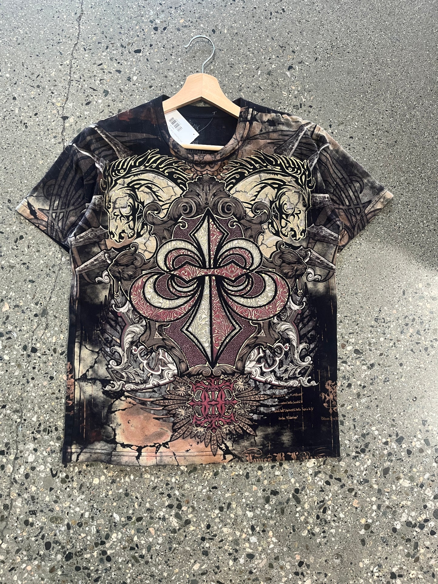 (M) Humblic Y2K AOP CROSS TEE