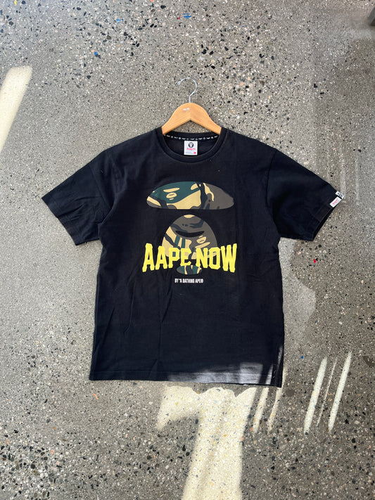 (L) Aape Camo Logo Tee