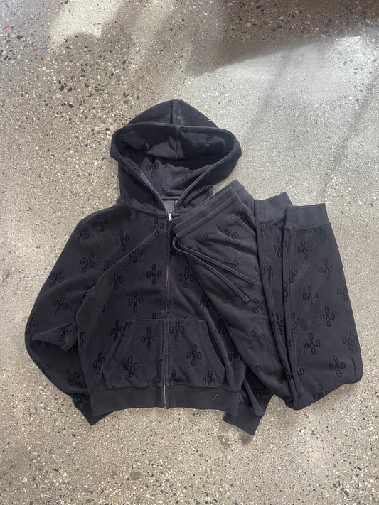 (Womens S) OVO Velour Track Set