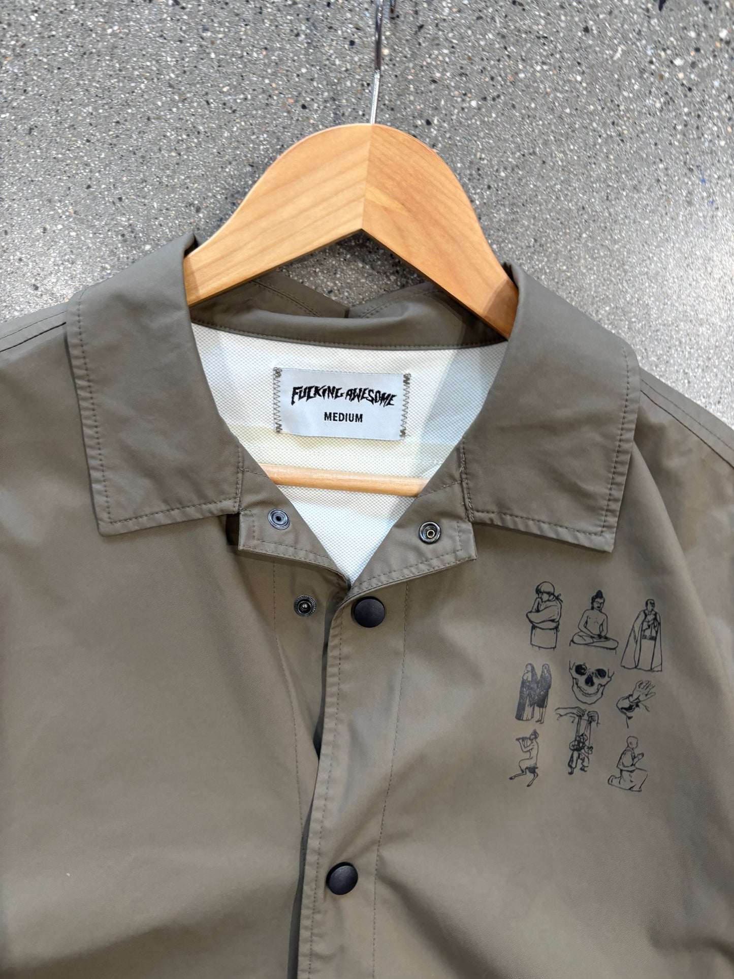 (M) F*cking Awesome Coach Jacket
