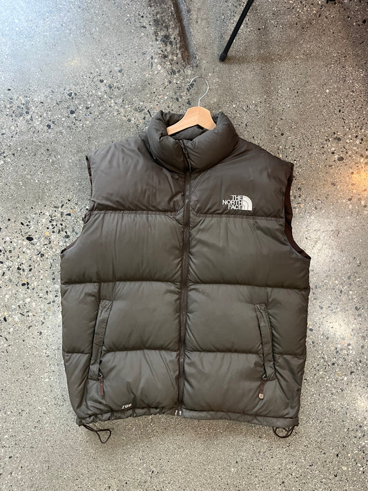 (XL/2X) The North Face Brown Vest