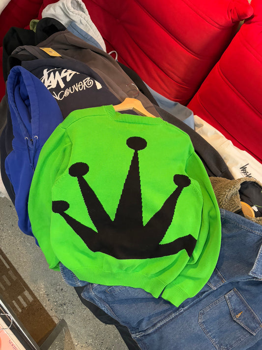 (M) Stüssy Bent Crown Green Knit