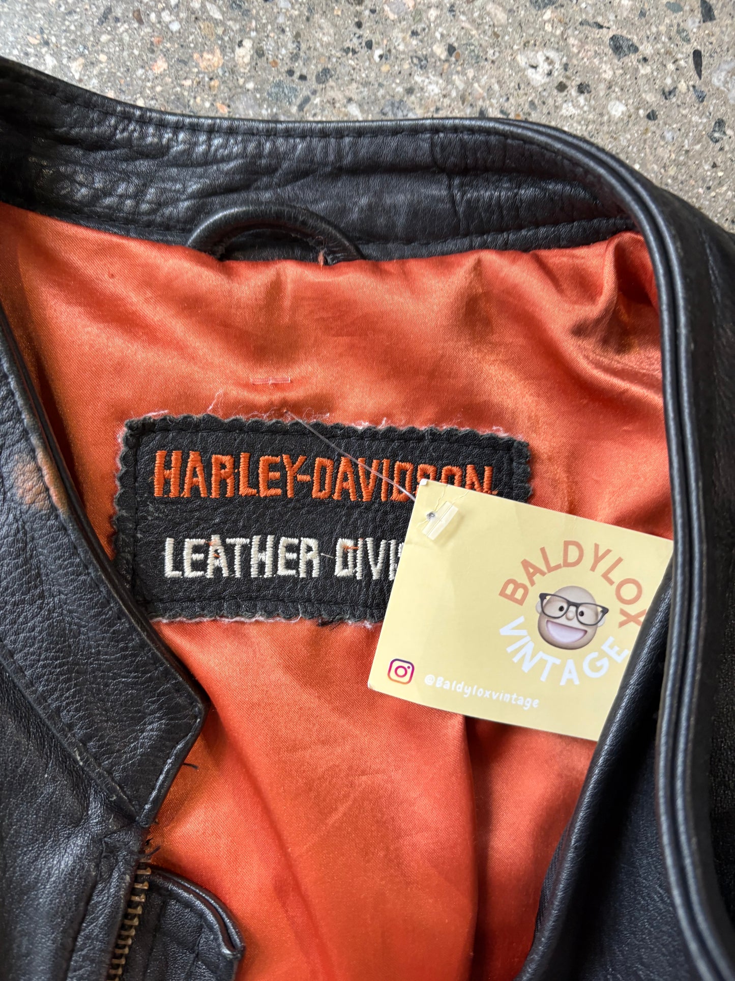 Vintage Harley Davidson Leather Jacket