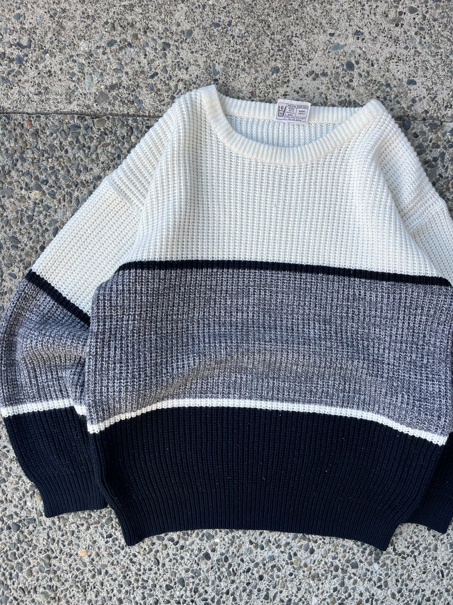 80s Manto Block Texture Knit