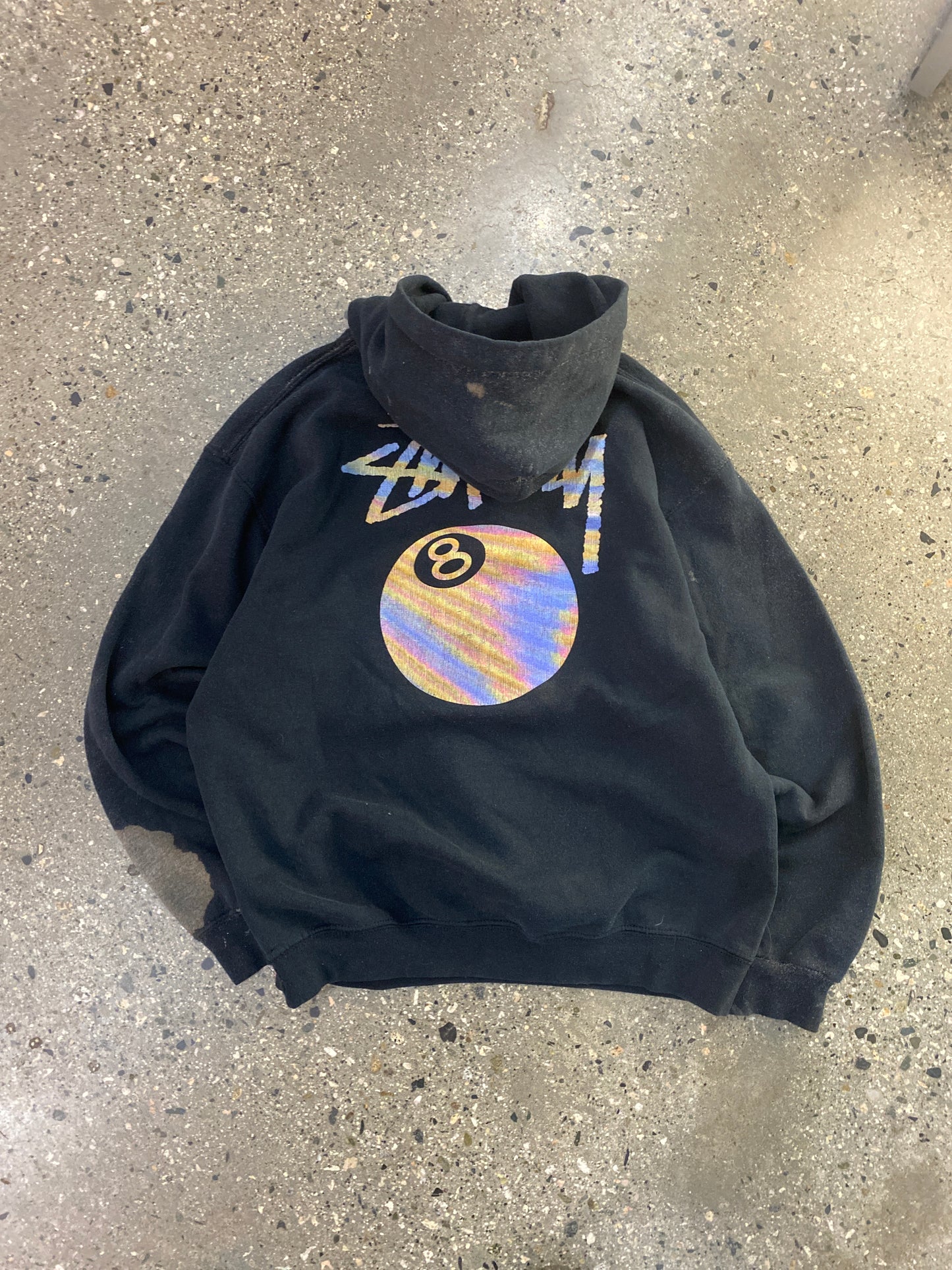 (M) Stussy 8Ball Doublesided Hoodie