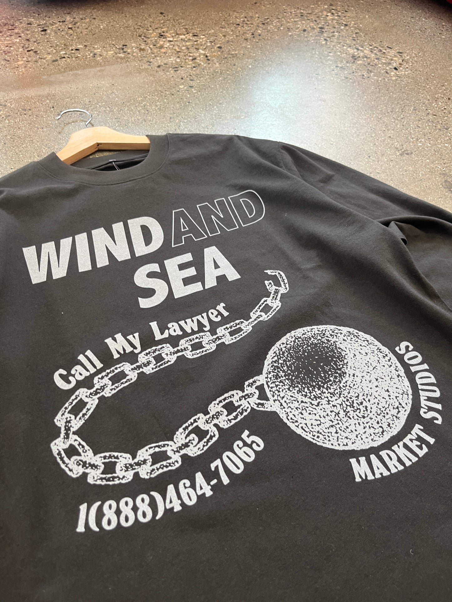 (L) Chinatown Market x Wind & Sea LS BNWT