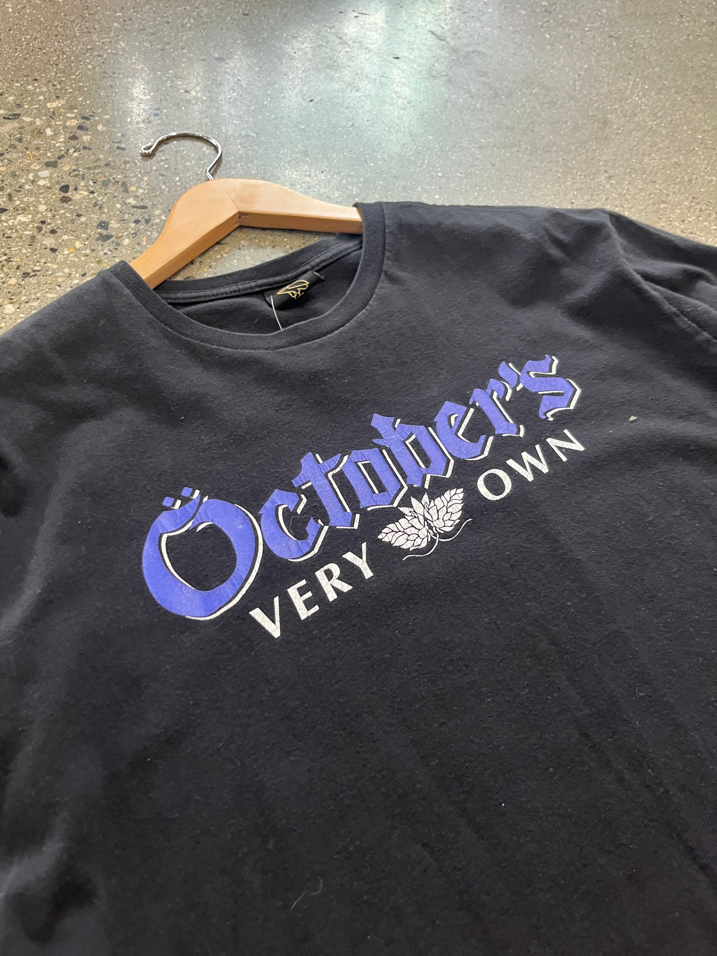 (XL) OVO Script Black Tee