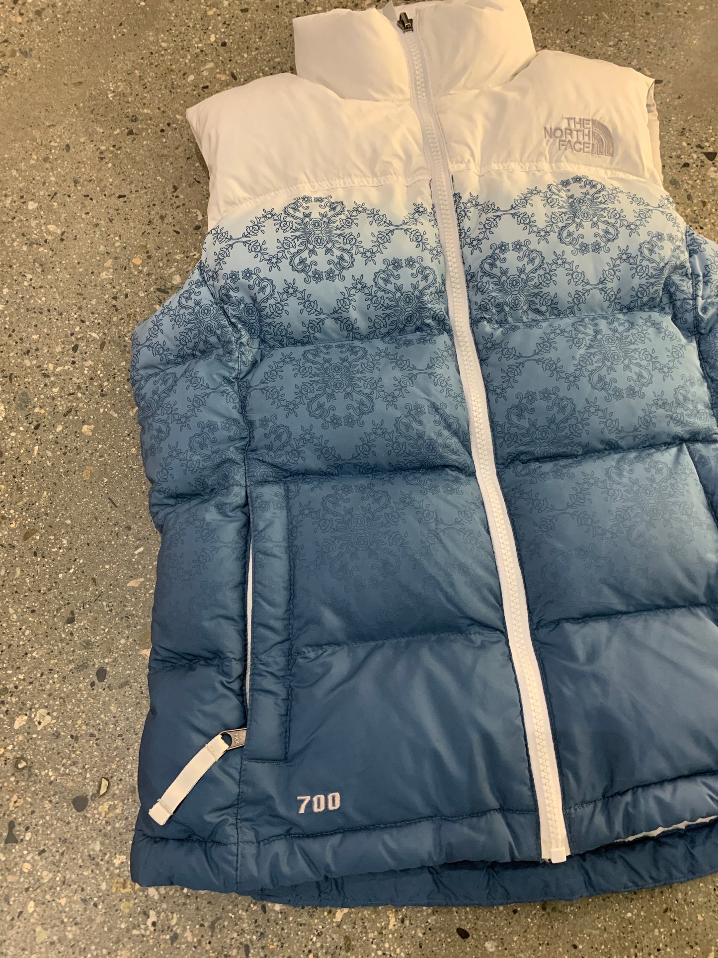 (Womens S) TNF Snowflakes 700 Womens Vest