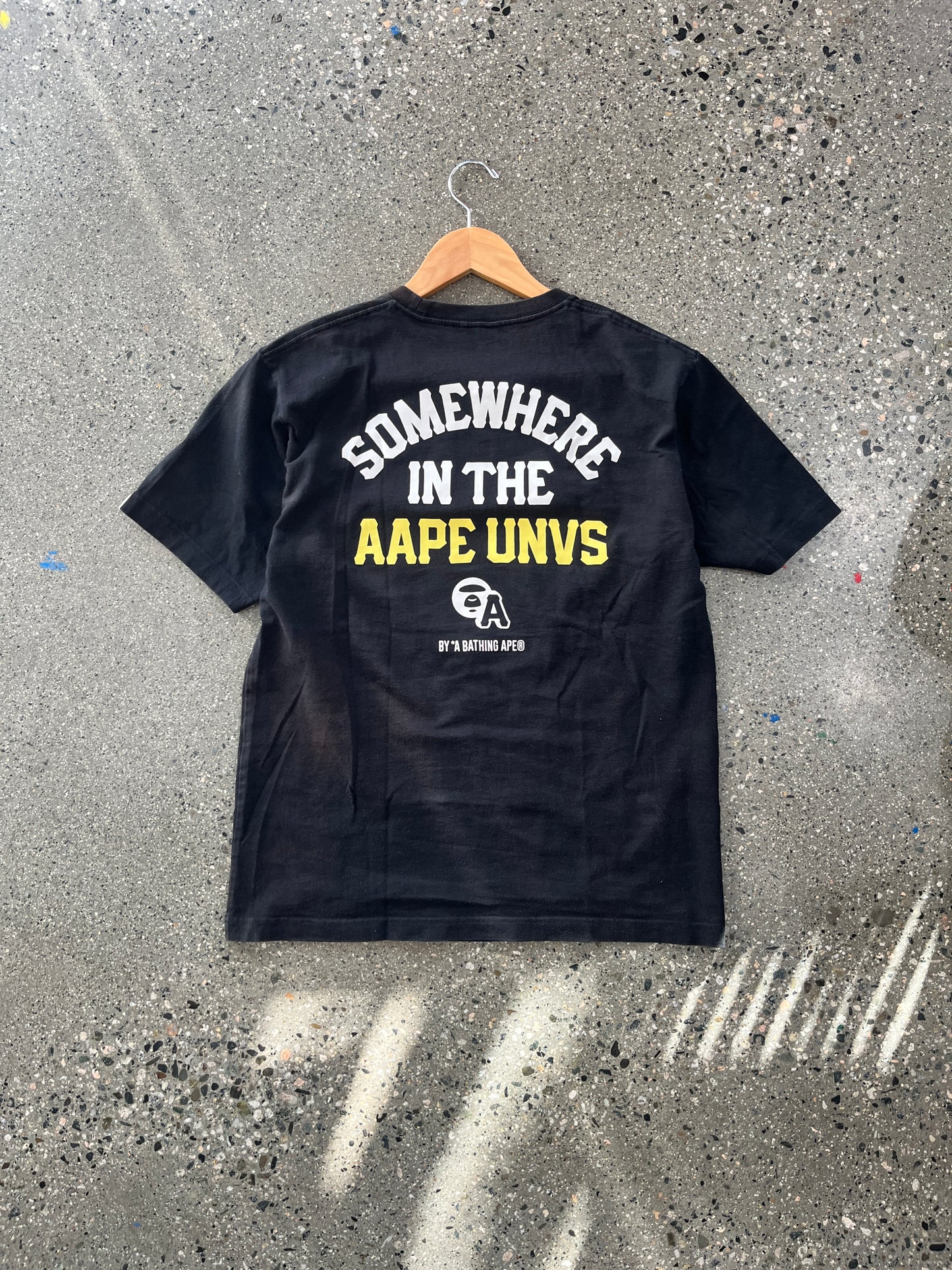 (L) Aape Camo Logo Tee