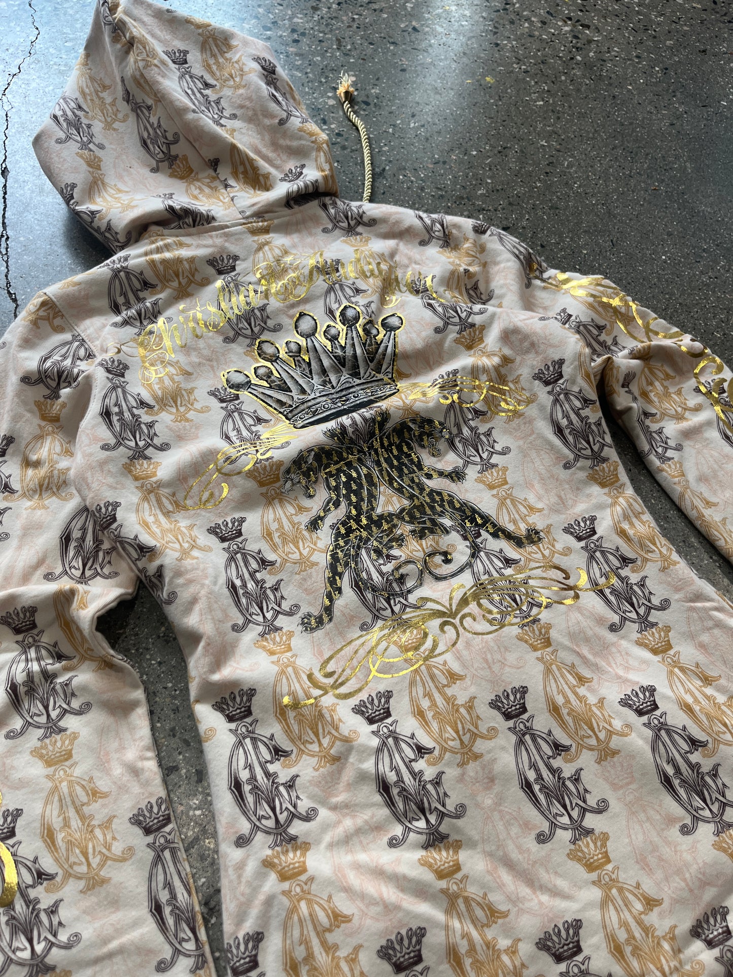 (Women’s S) Christian Audigier Women’s AOP Hoodie
