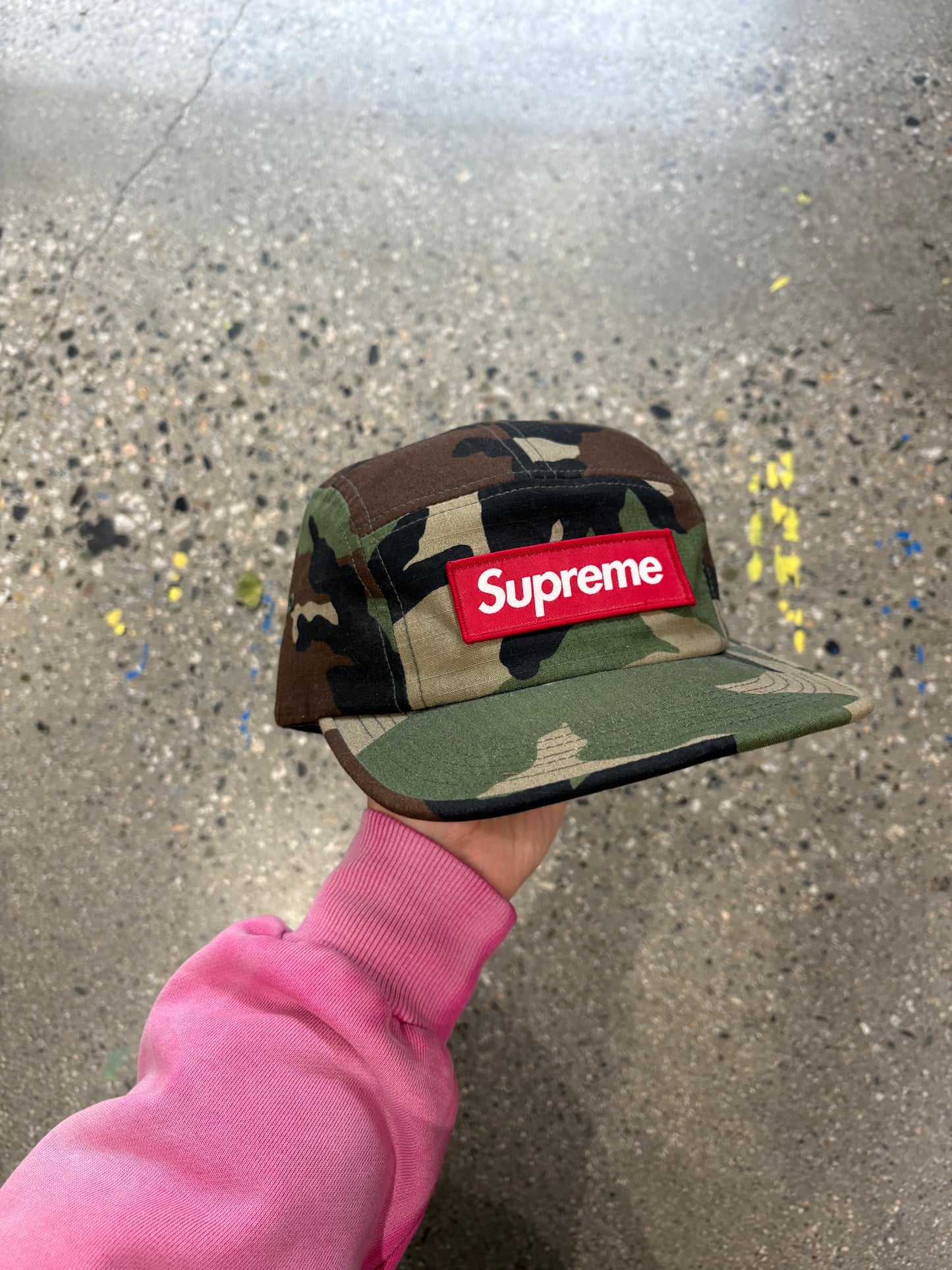 (OS) Supreme Ripstop Camo Camp Hat