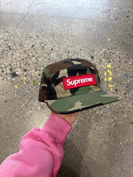(OS) Supreme Ripstop Camo Camp Hat