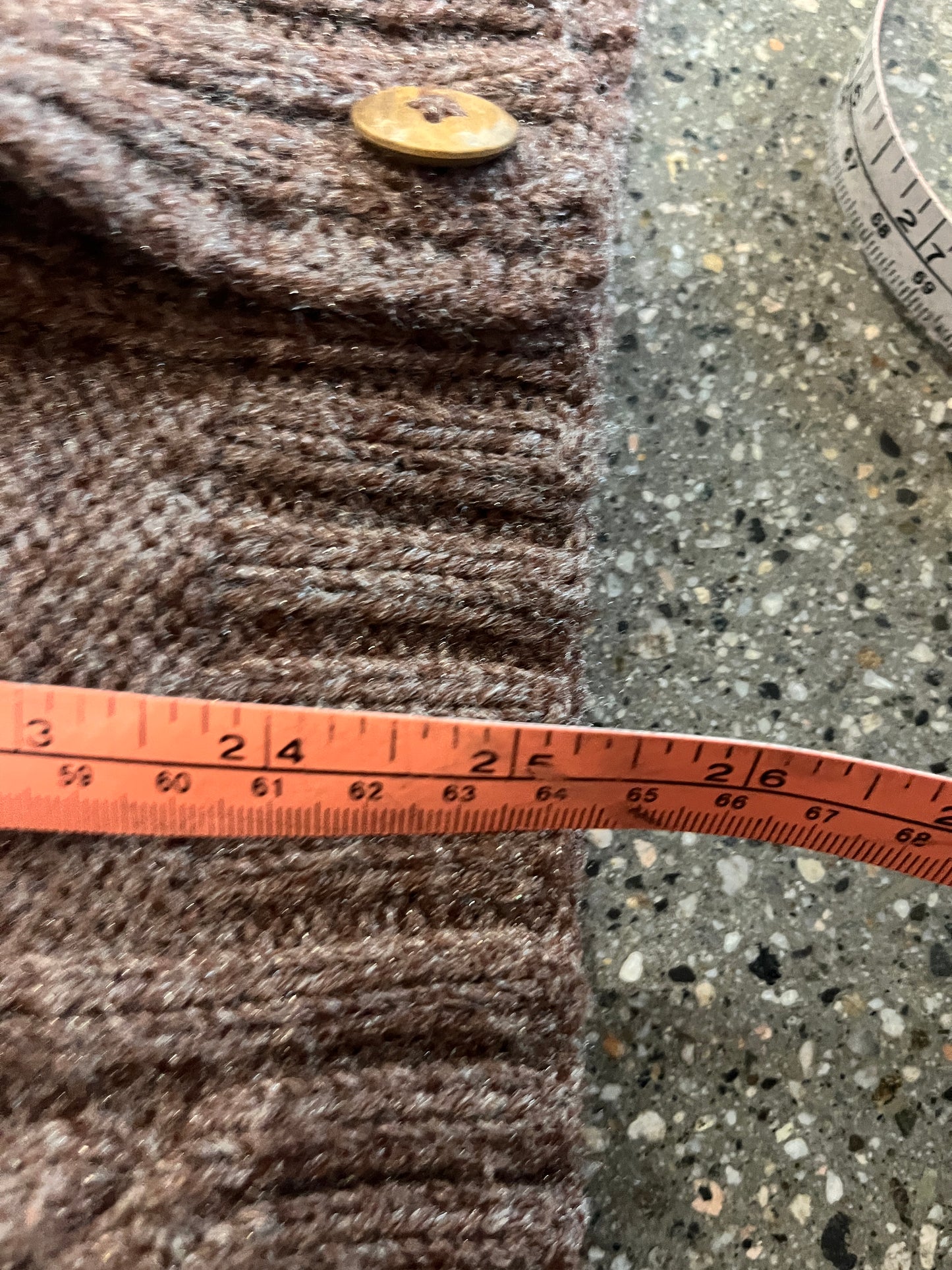 (XS/S) Brown Cable Knit