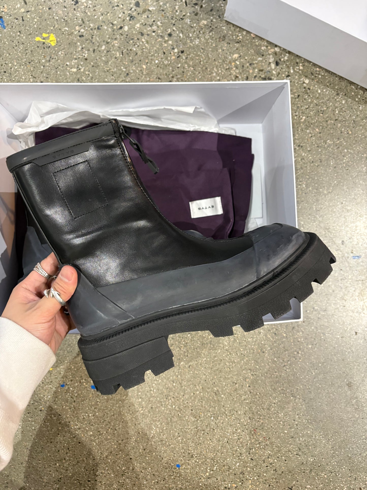 (EU39) Eytys Aquari Leather Boot *retail $515