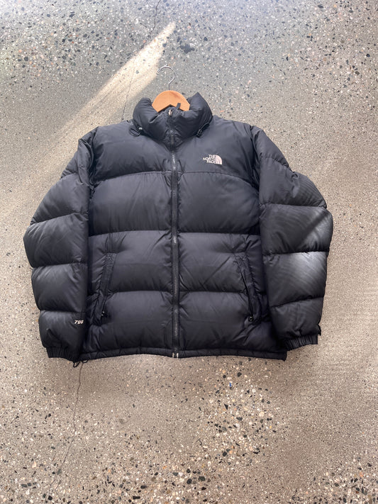(Mens L) TNF 700 Black Puffer