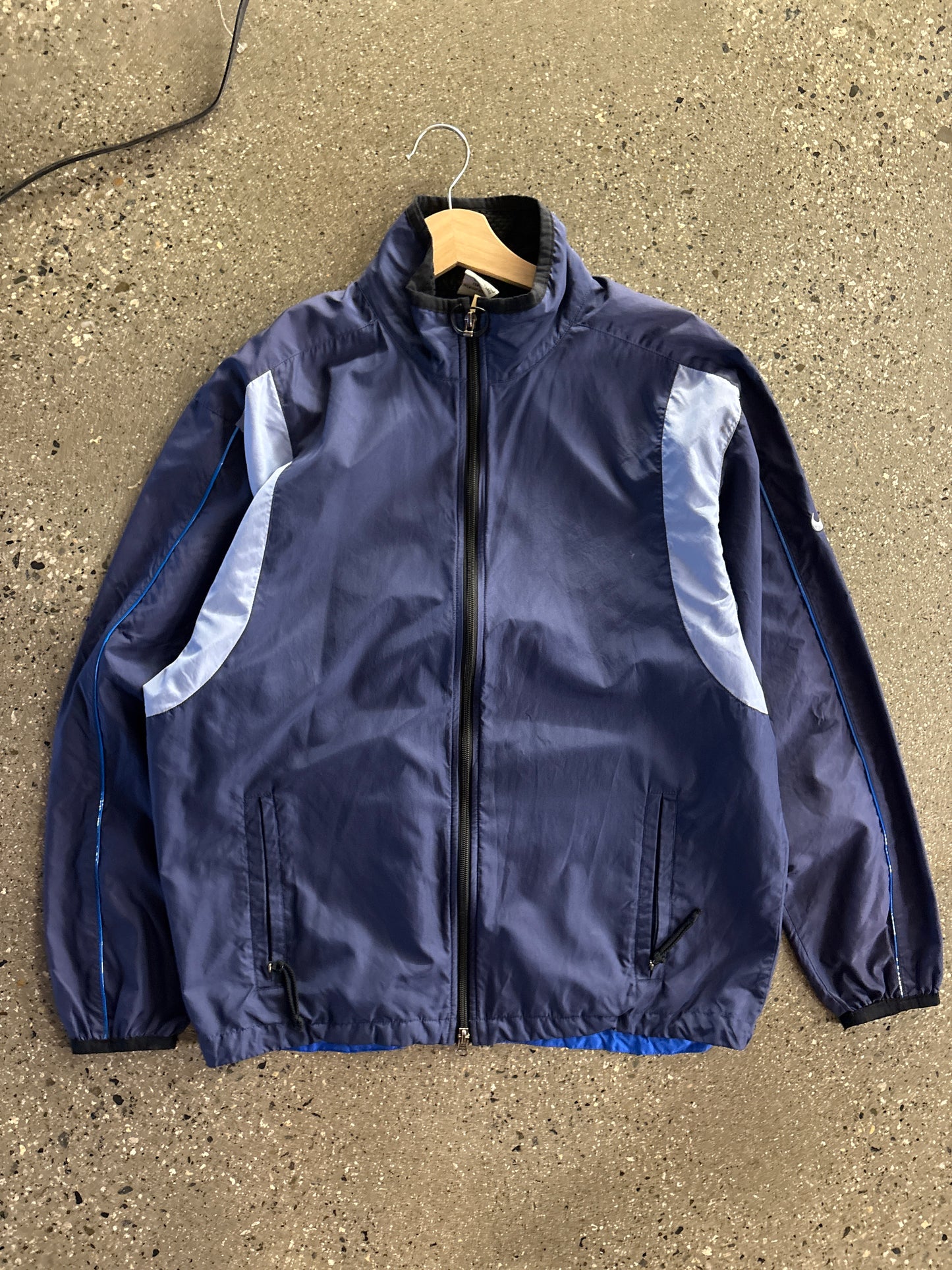 (M/L) 1990s Nike Blue Windbreaker