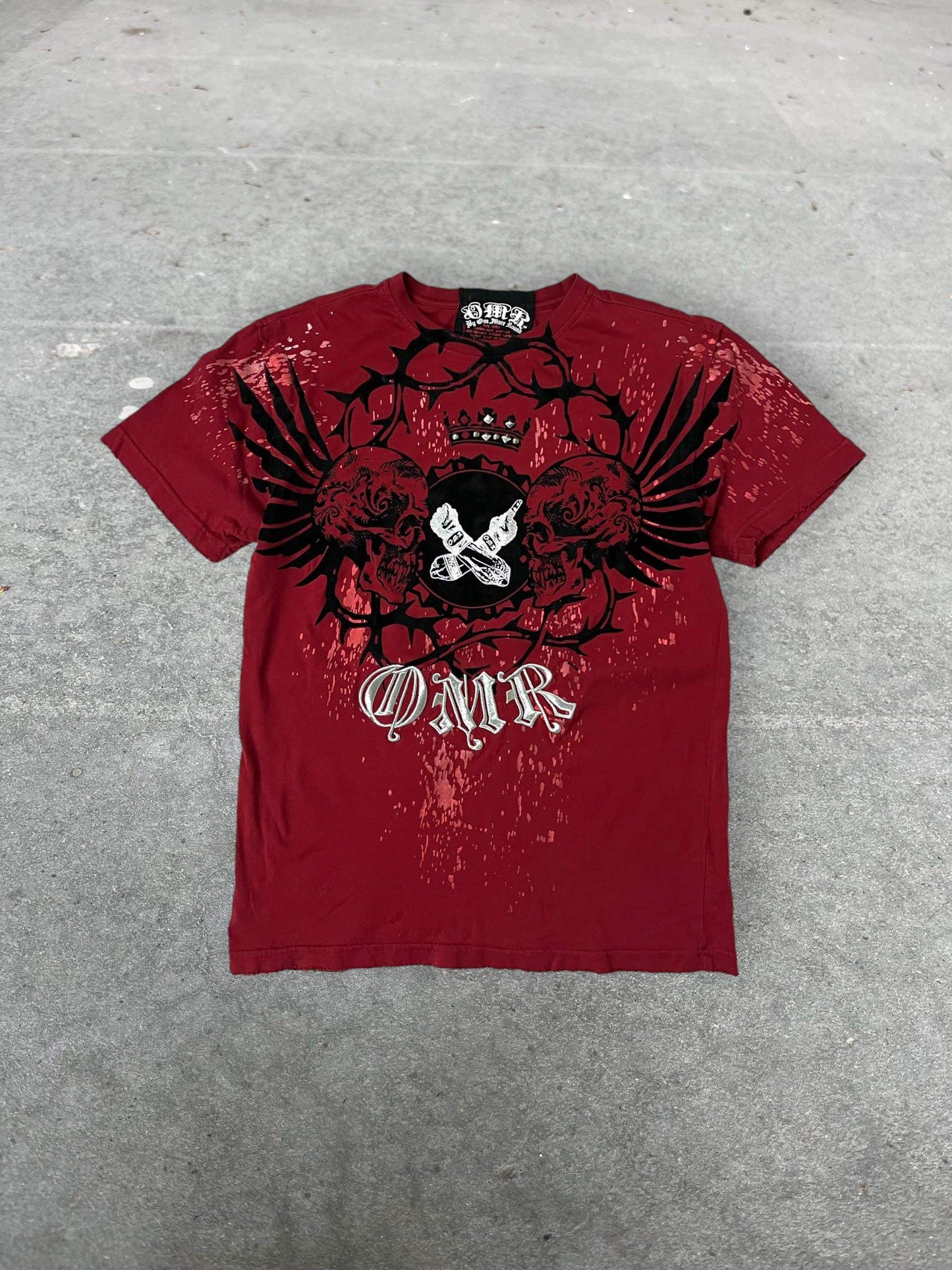 (M/L) Y2K OMR Skulls Tee