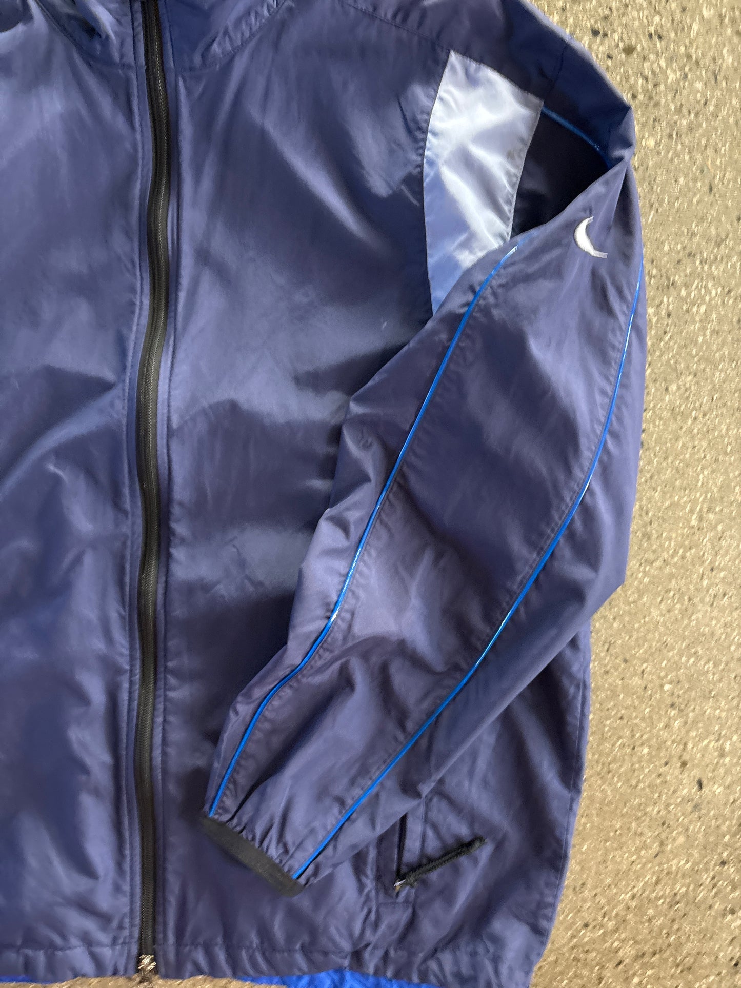 (M/L) 1990s Nike Blue Windbreaker