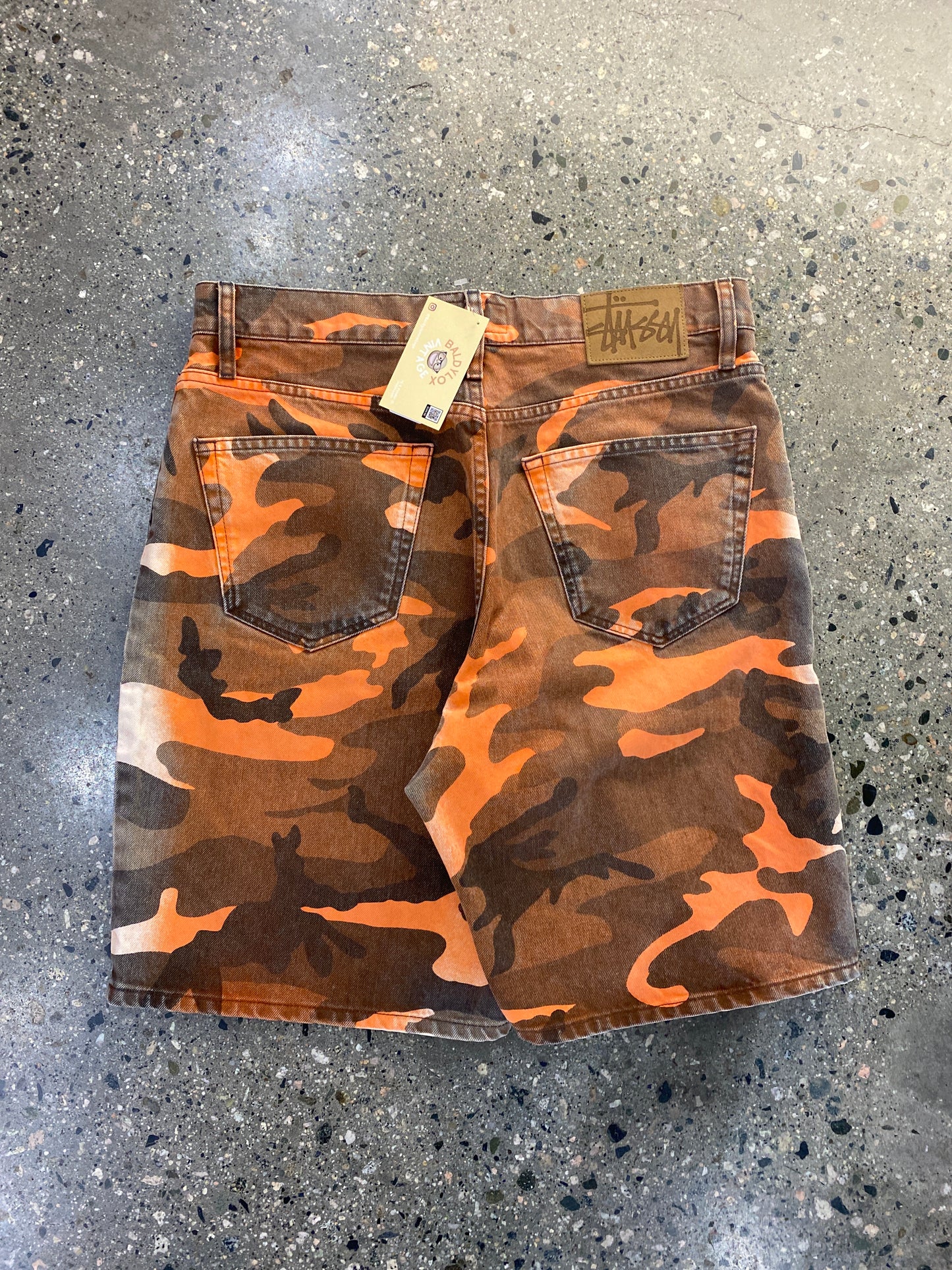 (30”) Stussy Spray Dye Camo Jorts