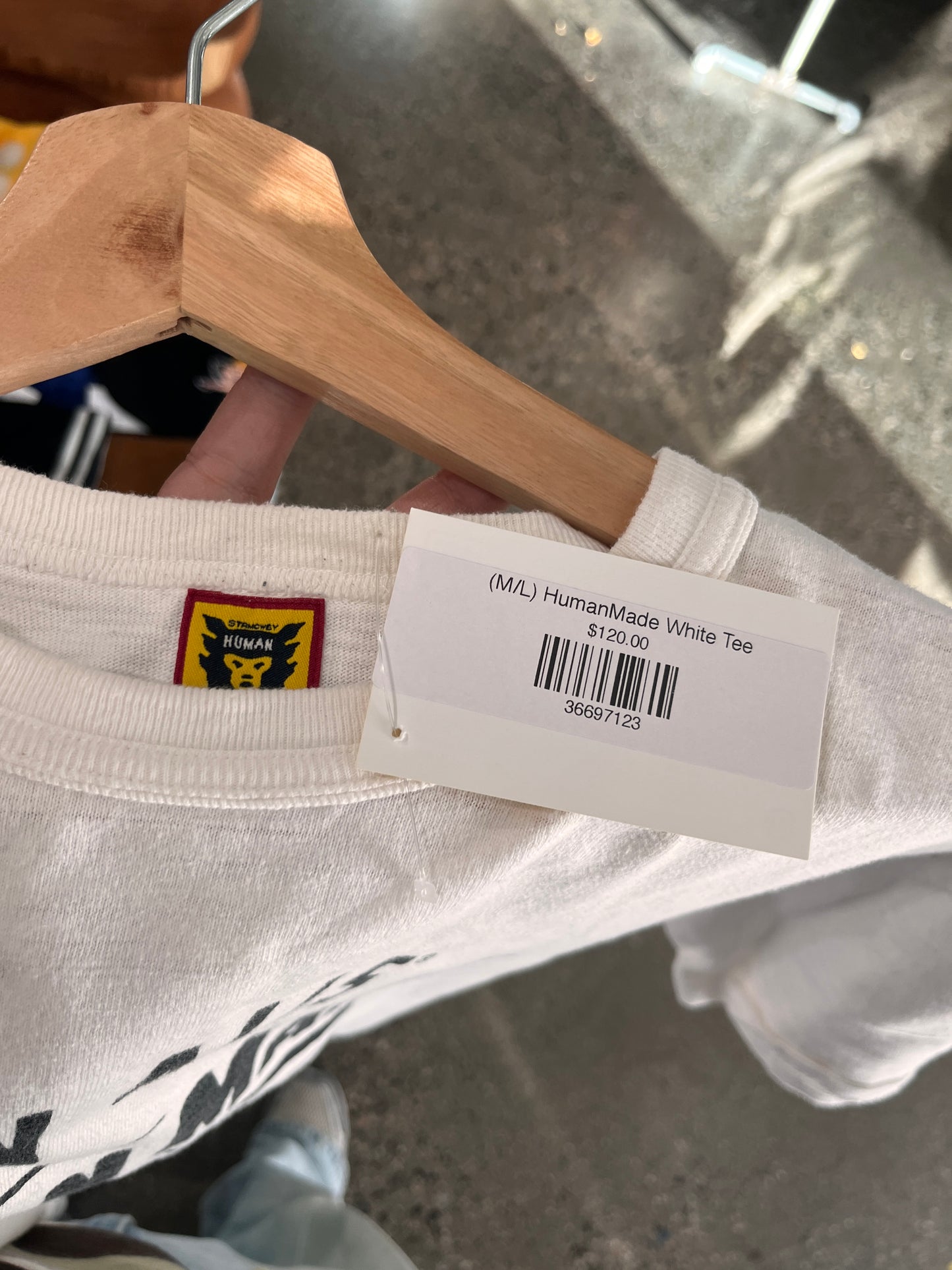 (M/L) HumanMade White Tee