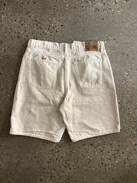 34” Big Ol Jort White Stussy