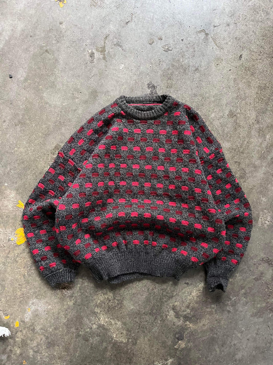 (S/M) Vintage Pattern Knit