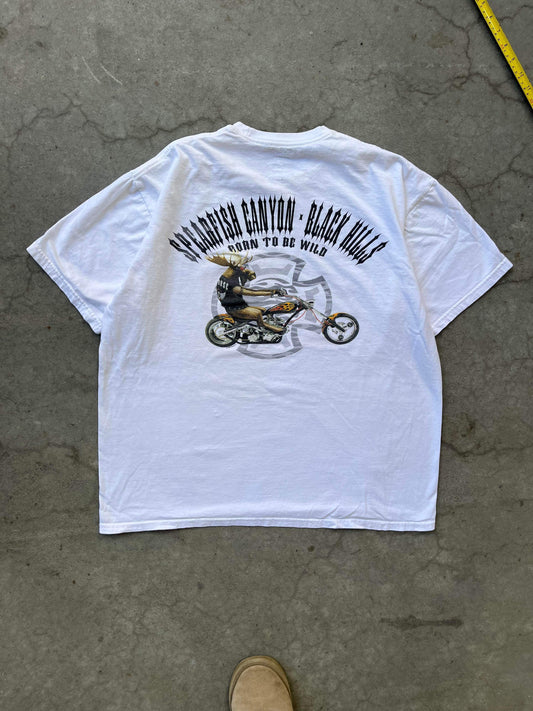 ~ (L/XL) Born To Be Wild Biker Tee