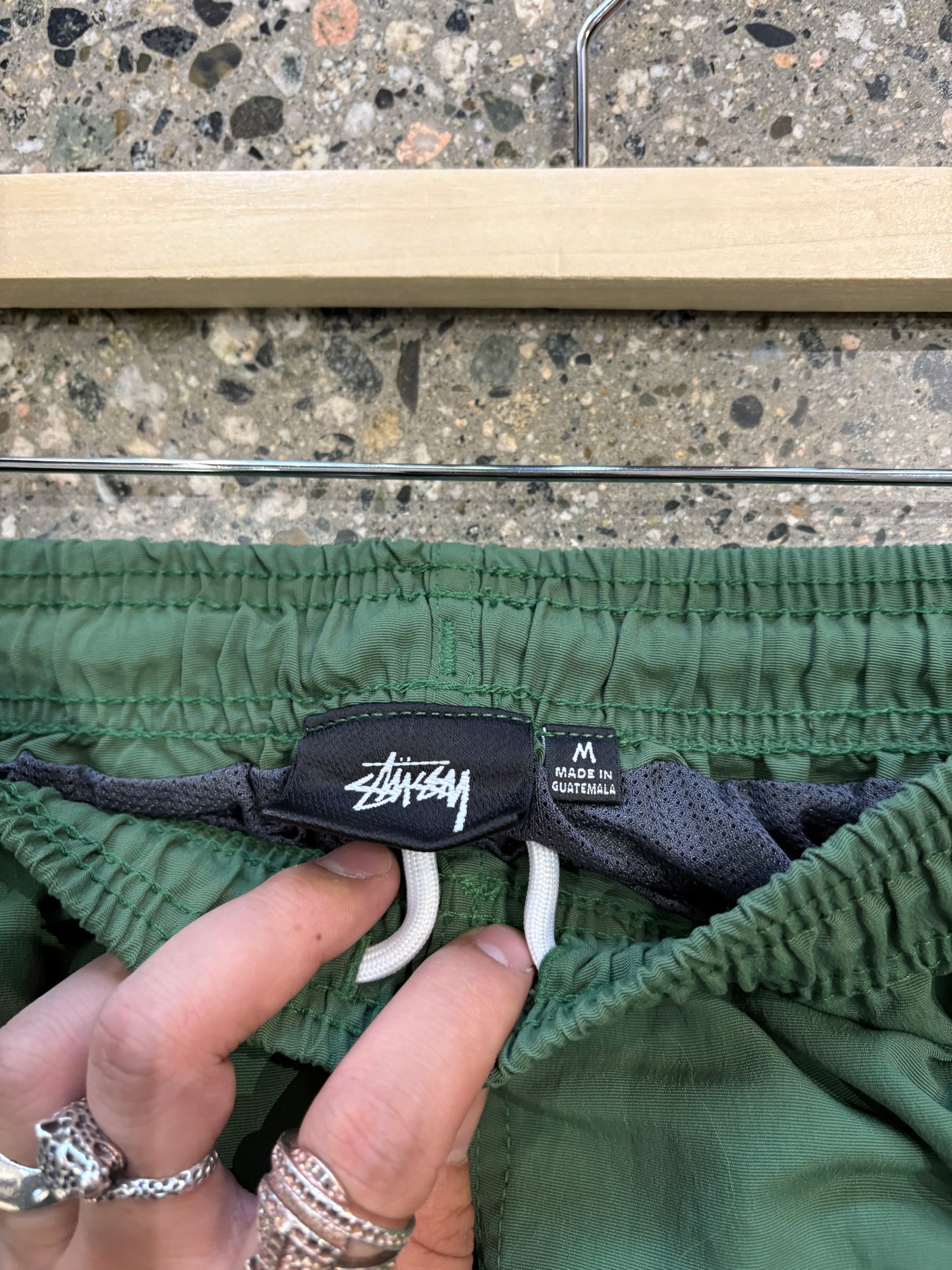 (M) Stussy Swirl Nylon Shorts