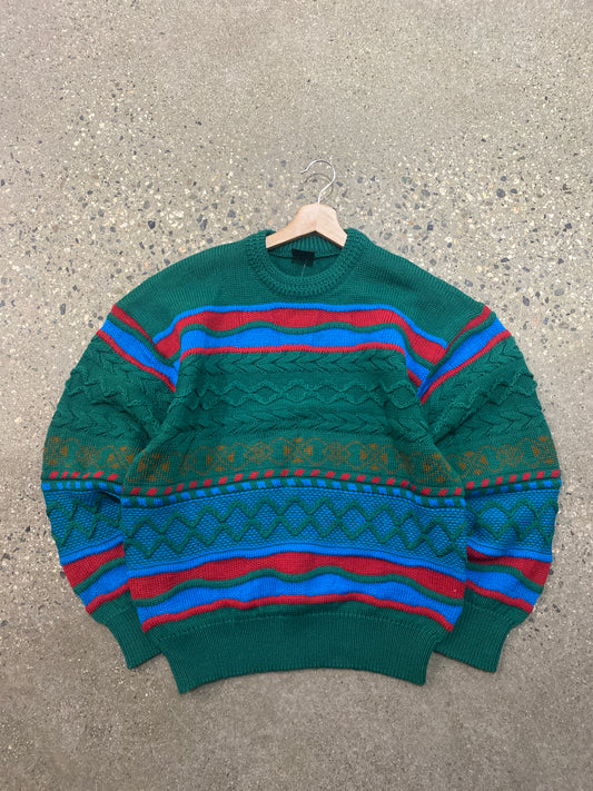 (M) Made in Japan 3D Coogi Style knit