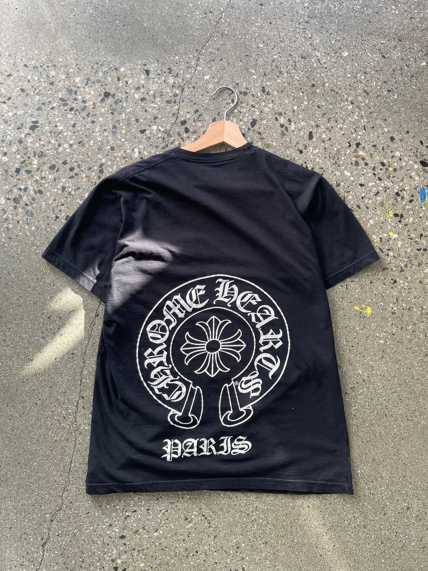 (L) 2000s Chrome Hearts Paris Exclusive Horseshoe Tee