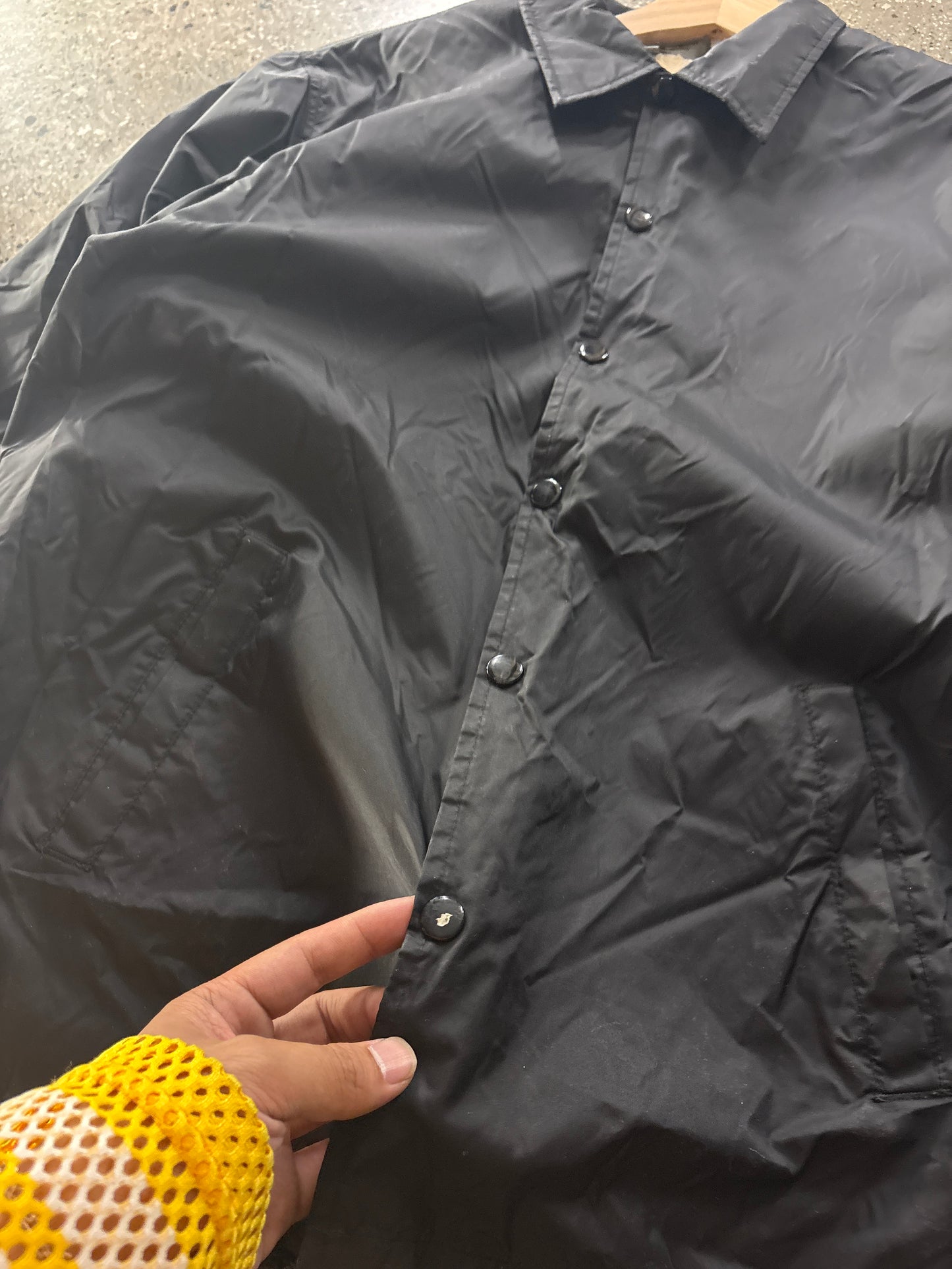 (M/L) Comme Des Garçons Fleece Lined Coach Jacket