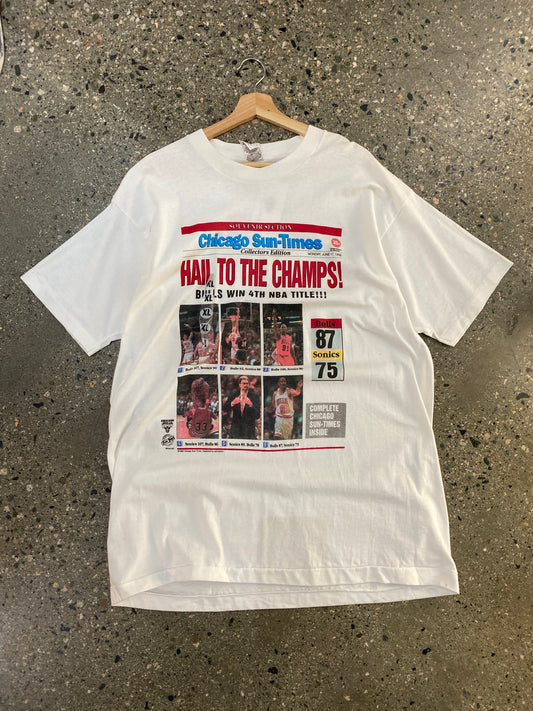 (XL) 1996 Deadstock Chicago Bulls 4th Title Tee