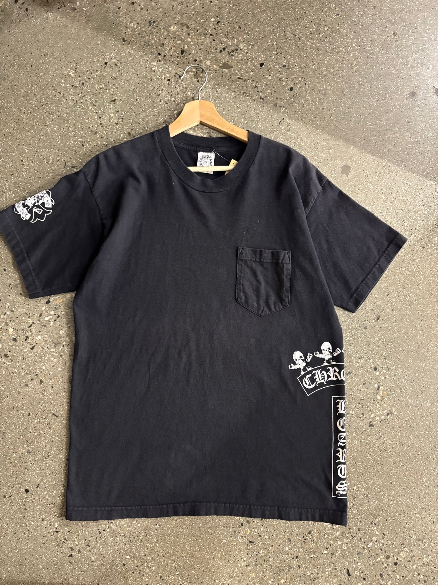 (L) 1990s/Early 00s Rare Foti Chrome Hearts Black Tee