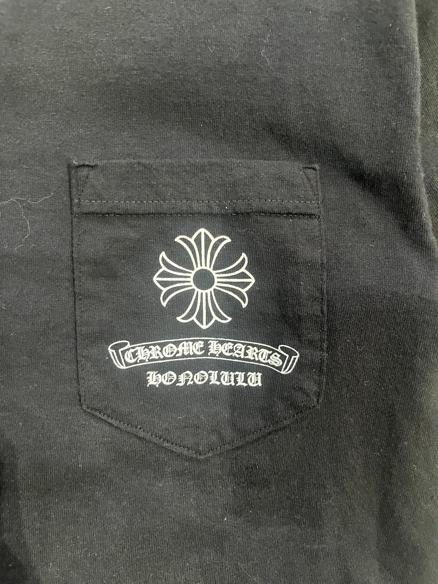 (S) Chrome Hearts Honolulu Black Tee - Made in USA