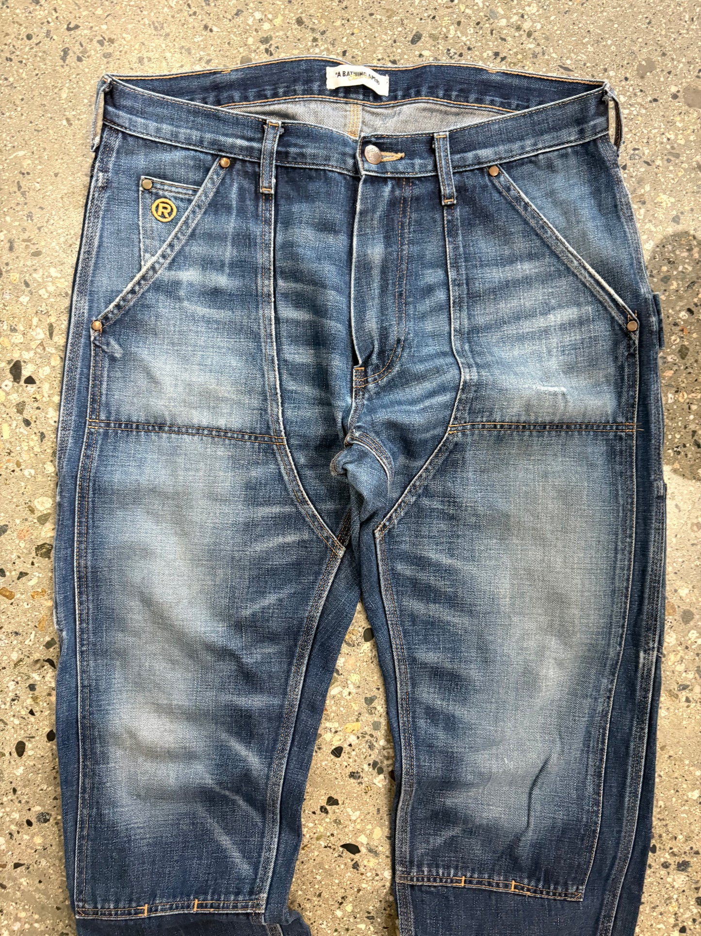 34” Bape Carpenter Jeans