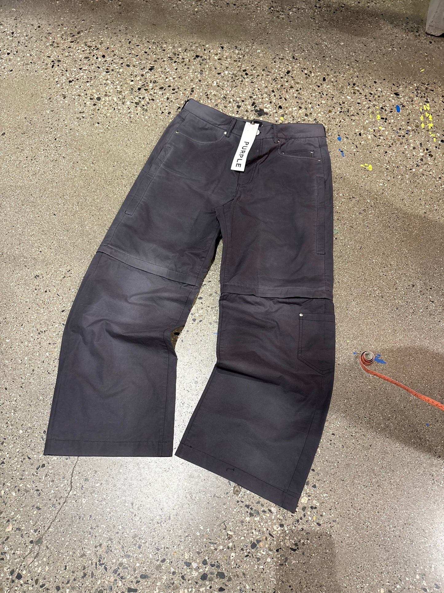 (34”) Purple Brand Baggy Cargo