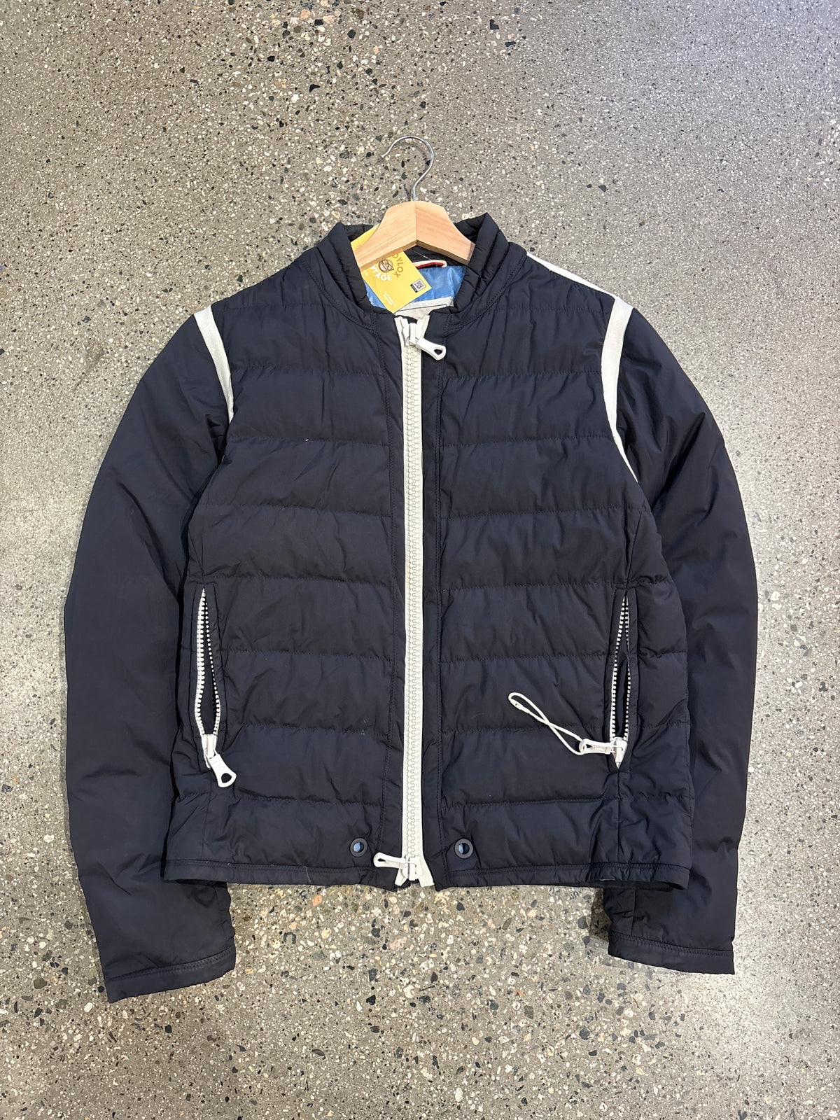 (S) Moncler Navy Down Puffer
