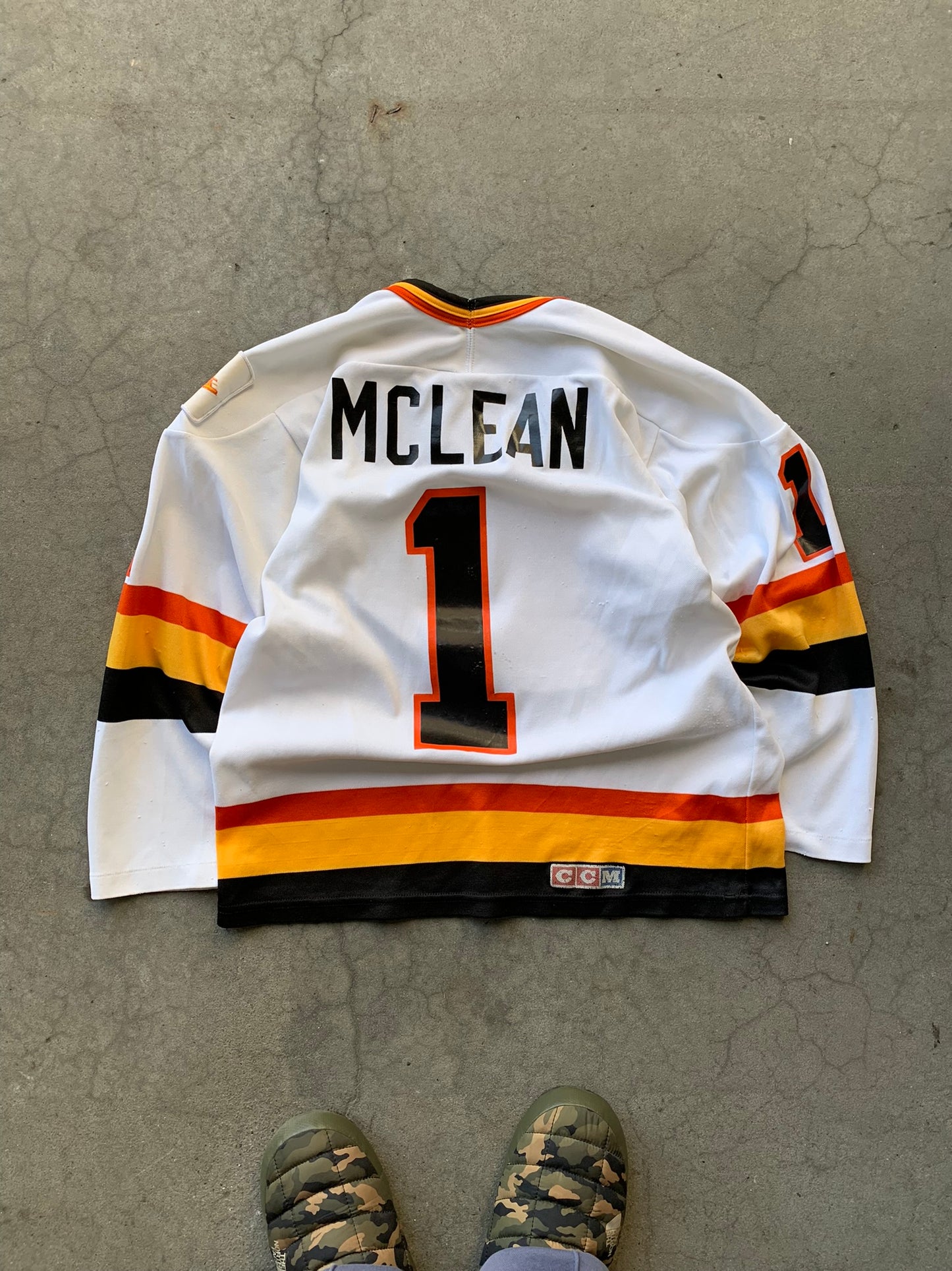 (S) 1990 Vancouver Canucks Jersey
