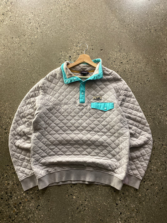 (M/L) Quilted Patagonia Snap Fleece