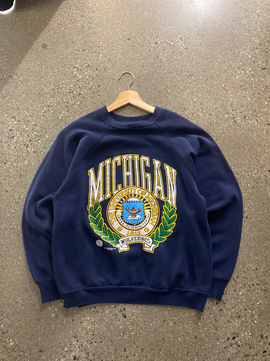 (m) 90s Michigan Wolverines Crewneck