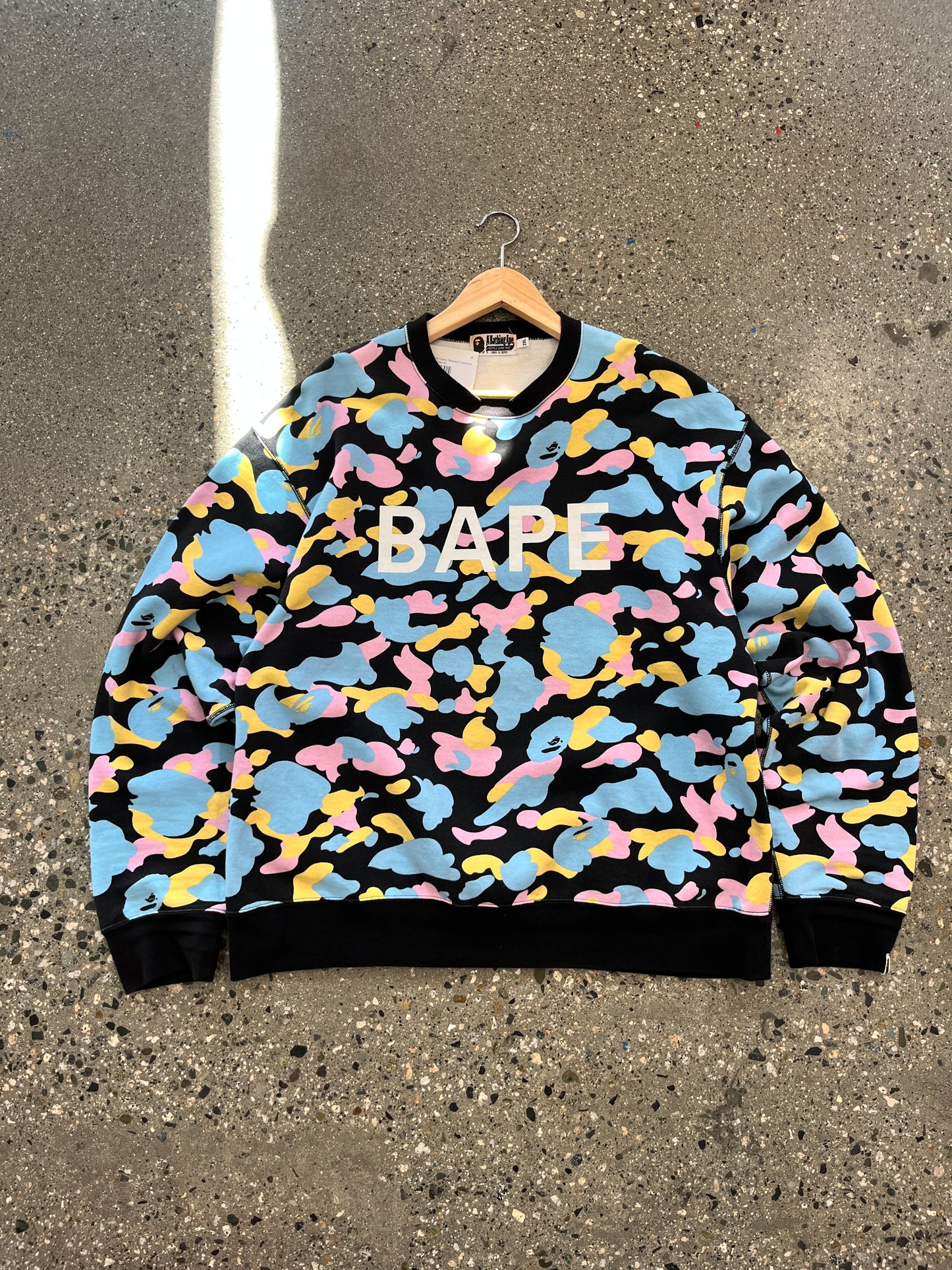 (2X) BAPE New Multi Camo Relaxed Crewneck