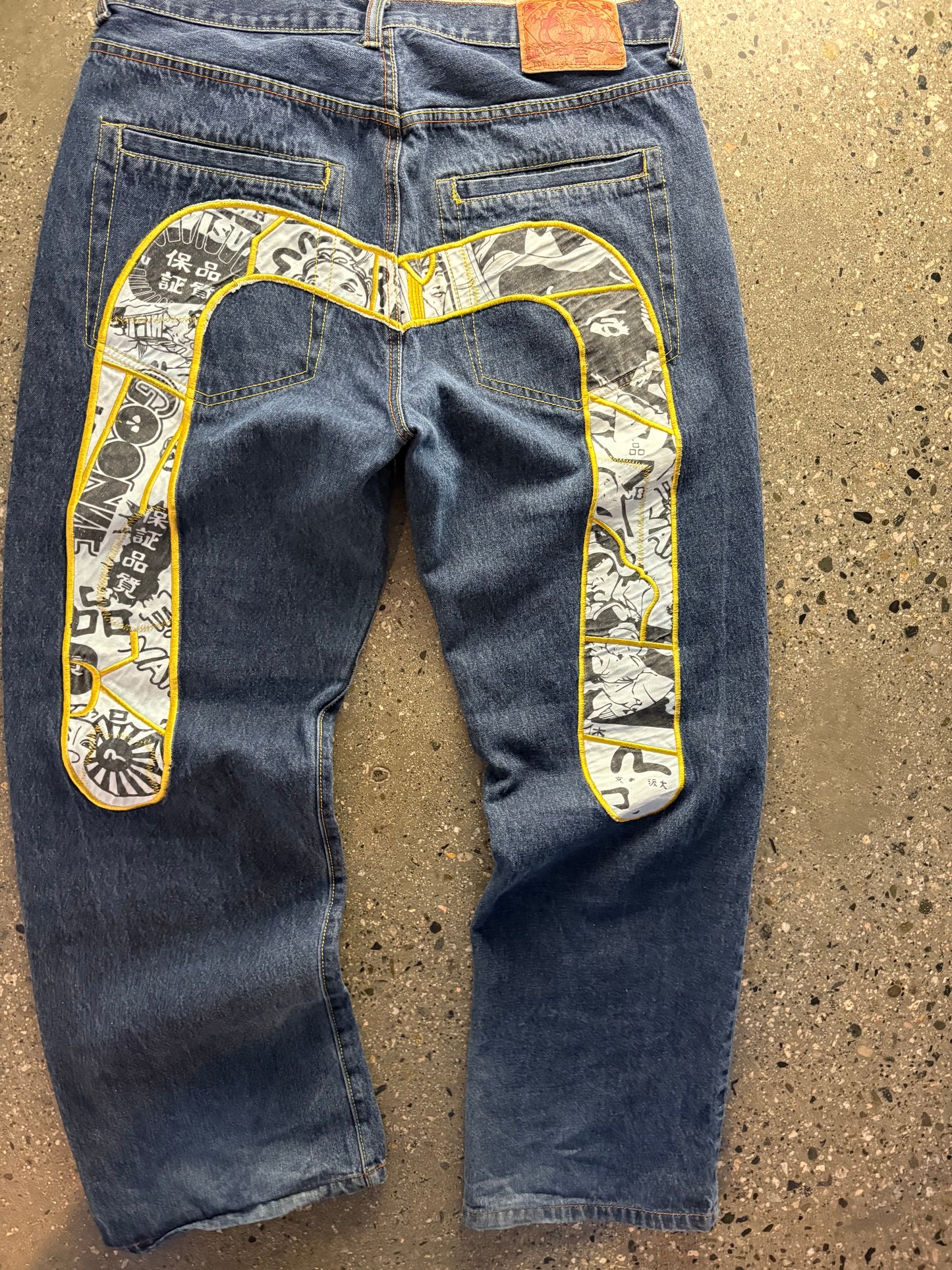 (L) Evisu Daicock Baggy Boot