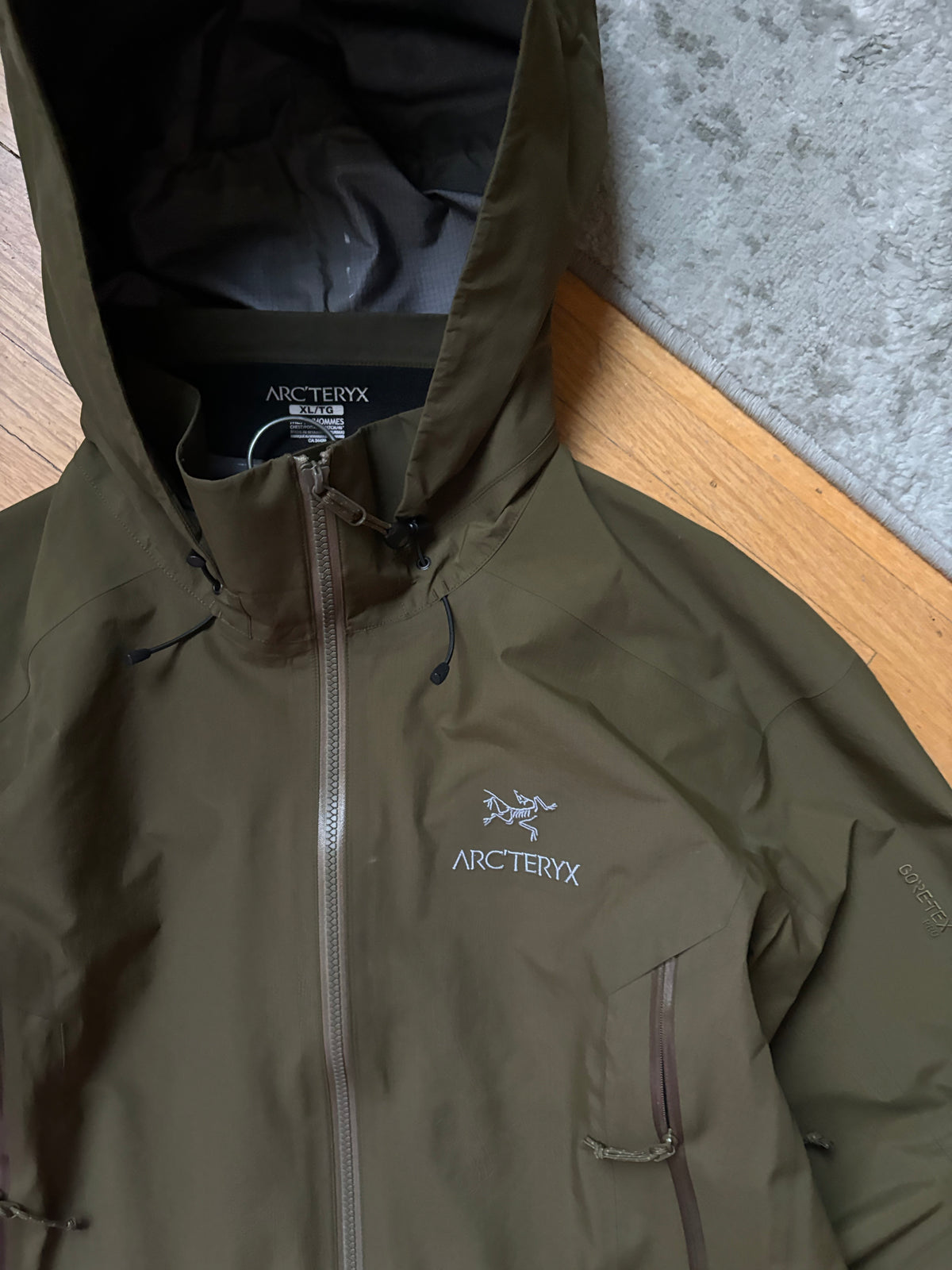 (XL) Arcteryx Olive Green Beta AR Shell