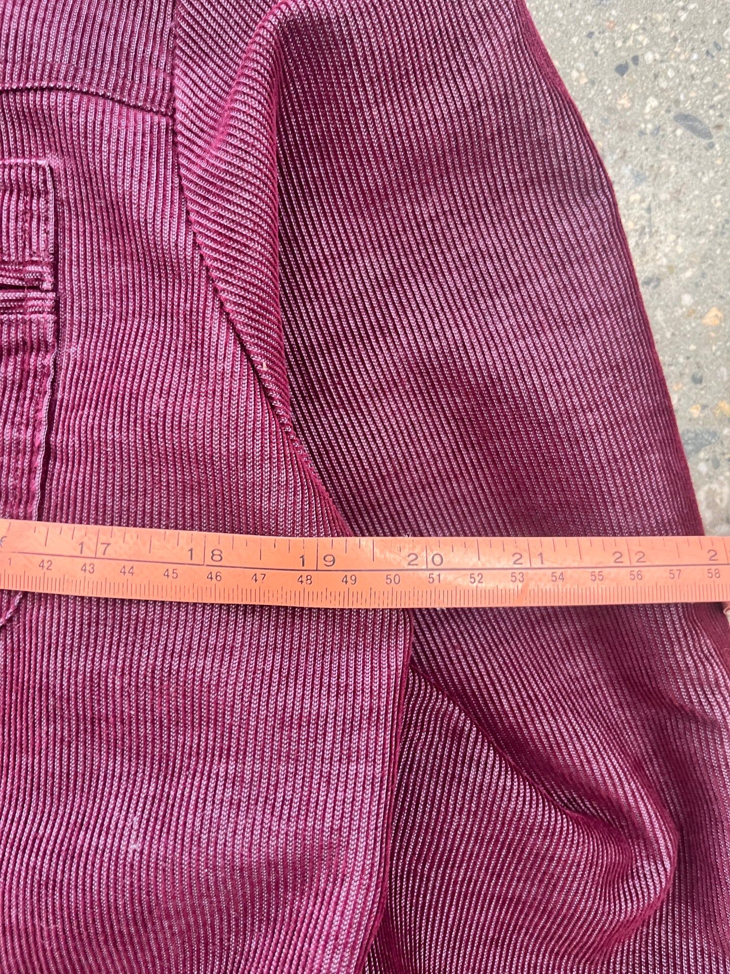 (M) R&R Cord Boxy Button Up