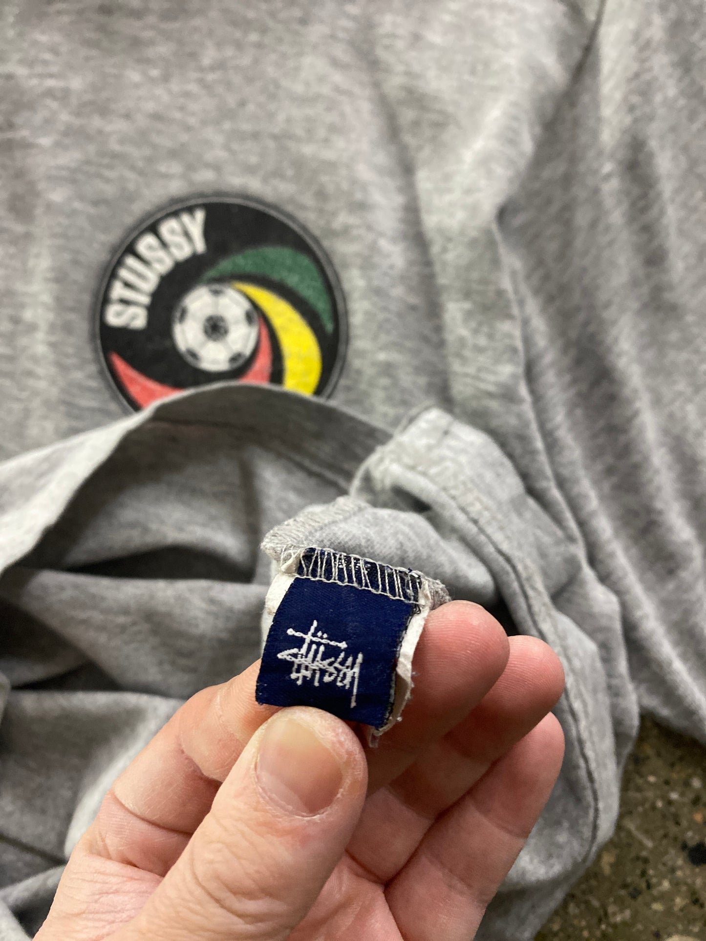 (M/L) (theerzy.co) 1990s Stussy RInger (as is)