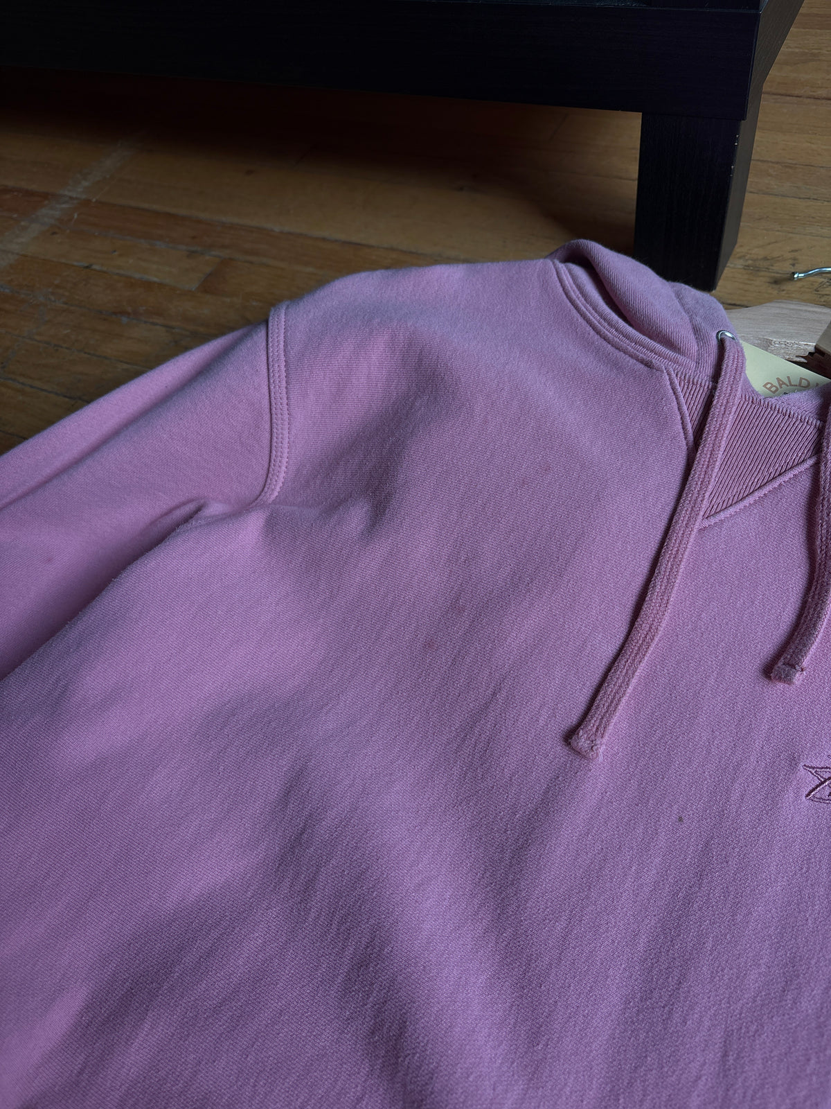 (M) Stussy tonal pink hoodie