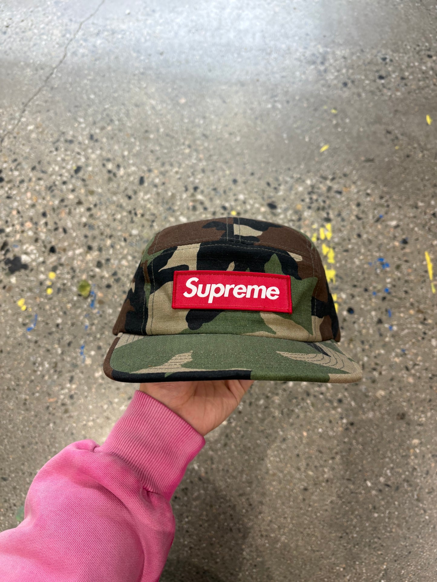 (OS) Supreme Ripstop Camo Camp Hat
