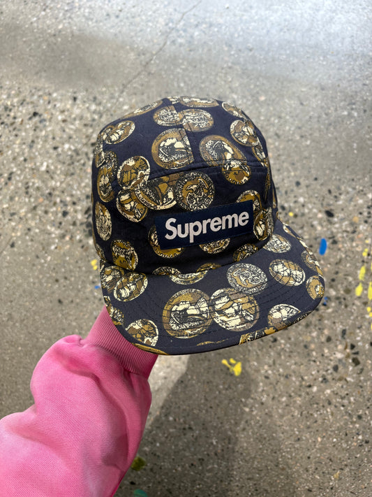 Supreme Medallion Coins Camp Hat